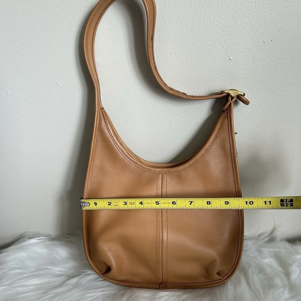 Coach Ergo Tan Natural Leather Shoulder Bag C2265 Good Condition